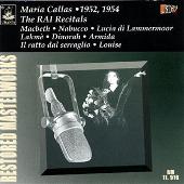 The RAI Recitals: 1952, 1954